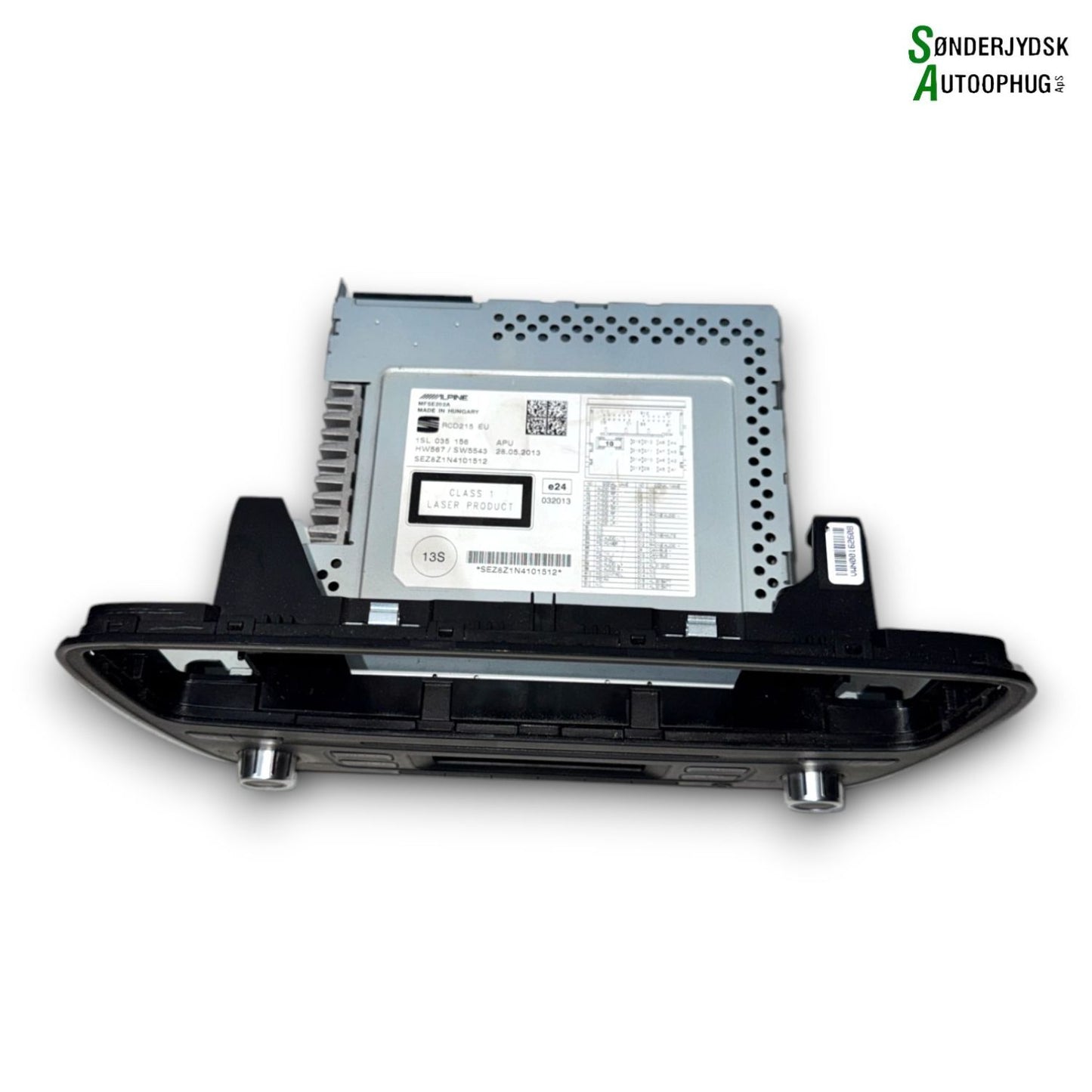 Seat Mii Radio M/Cd Med OEM Nr. 1SL035156D Fra Seat Ophugger