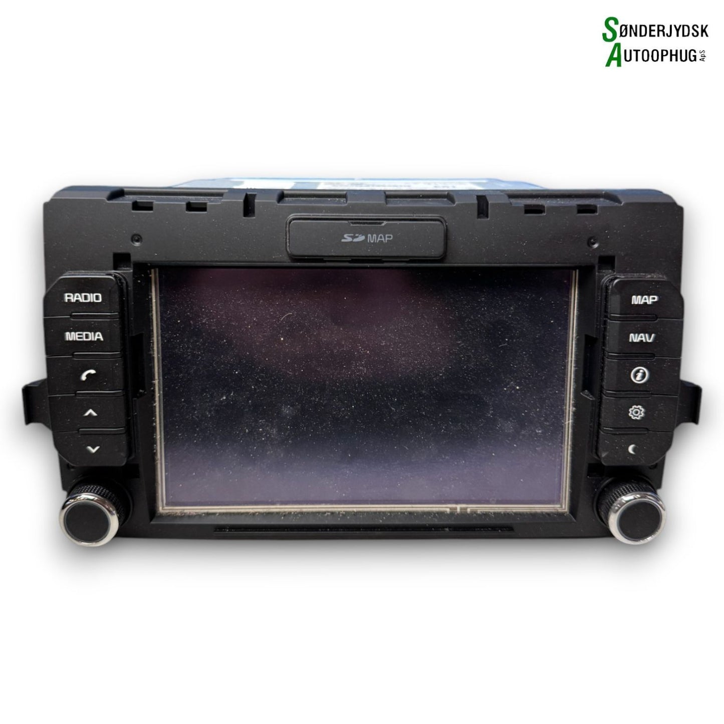 Kia Rio UB Radio, Multi Display Med OEM Nr. 965601W511CA	 Fra Kia Ophugger