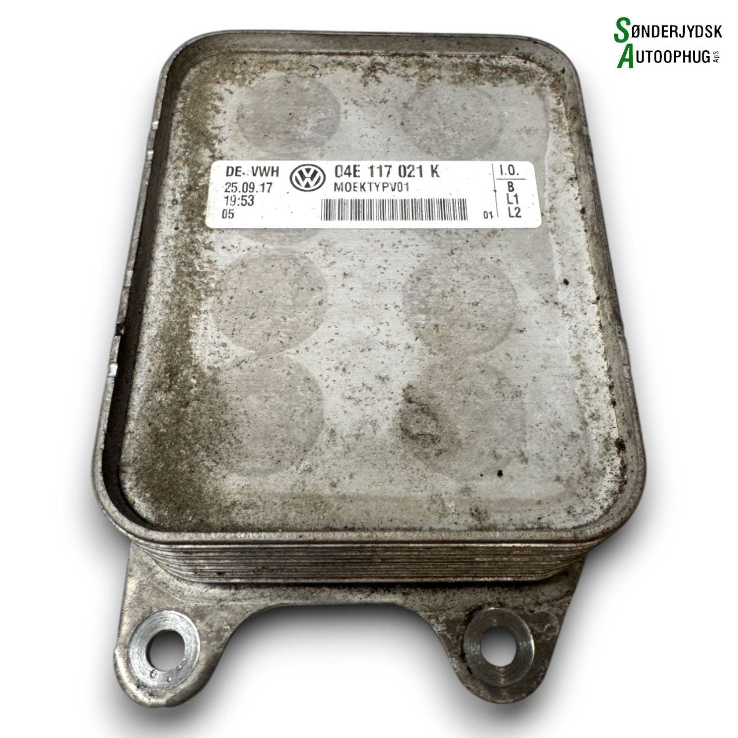 Skoda Octavia Oliekøler Med OEM Nr. 04E117021K Fra Skoda Ophugger