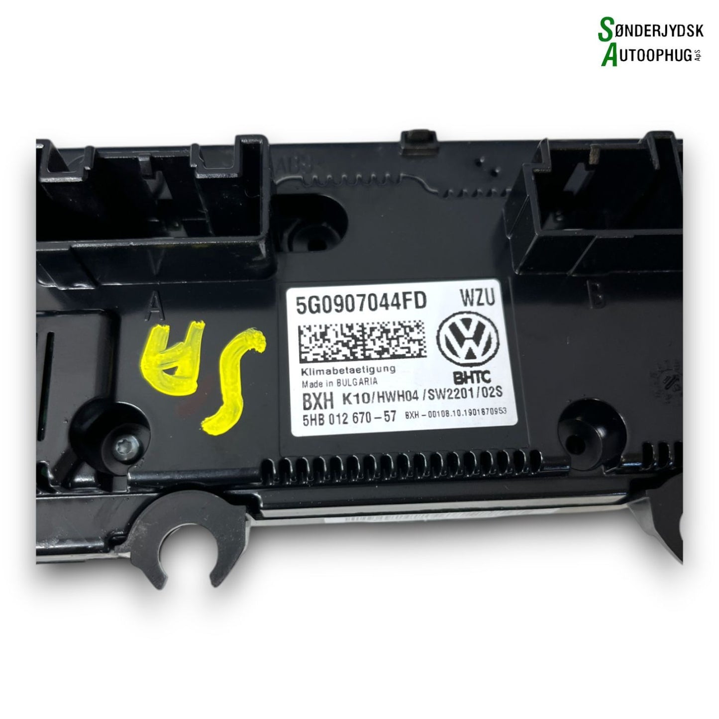 VW Golf 7 AU Varmeregulering Med OEM Nr. 5G0907044FDWZU Fra VW Ophugger