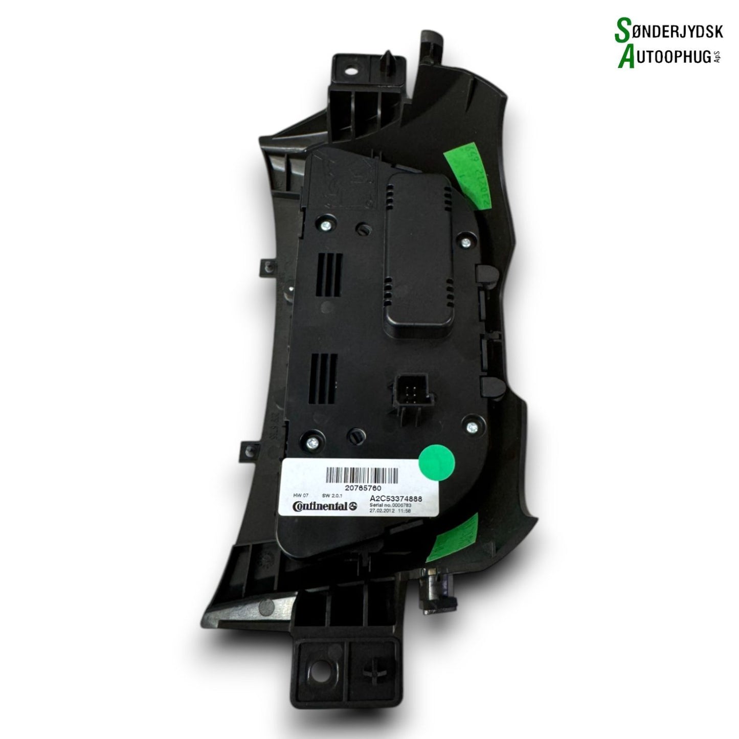 Opel Zafira C Tourer Varmeregulering Med OEM Nr. 20765760 Fra Opel Ophugger