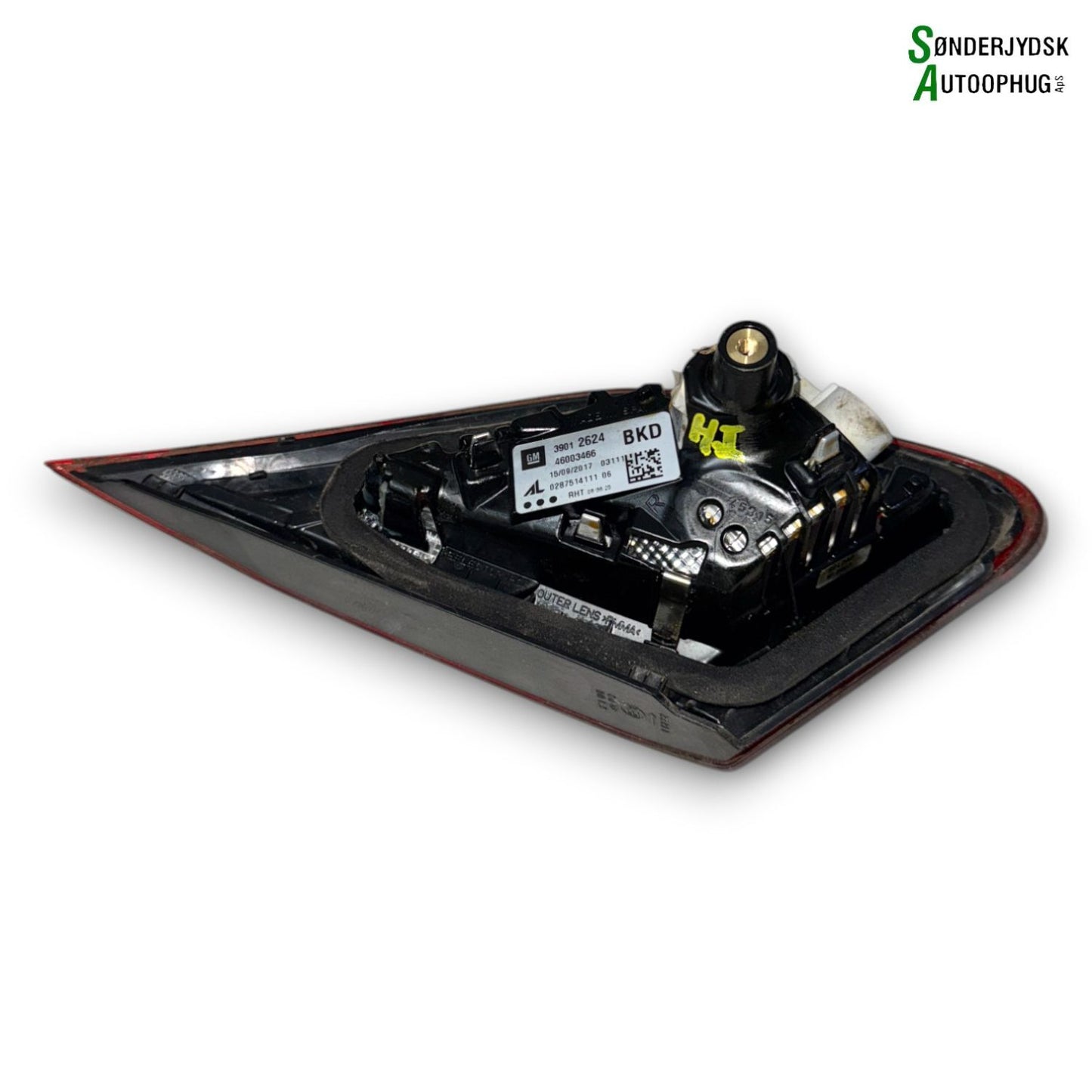 Opel Corsa E Baglygte Med OEM Nr. 39012624 Fra Opel Ophugger