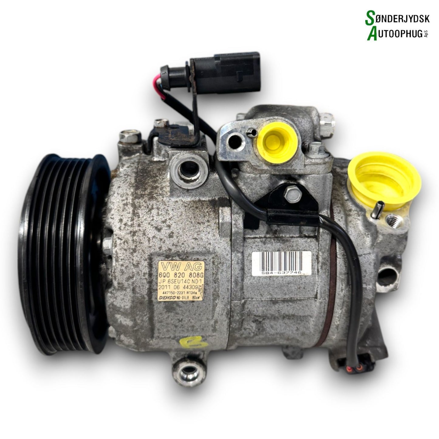 VW Polo 6R Aircondition Pumpe Med OEM Nr. 6Q0820808G Fra VW Ophugger