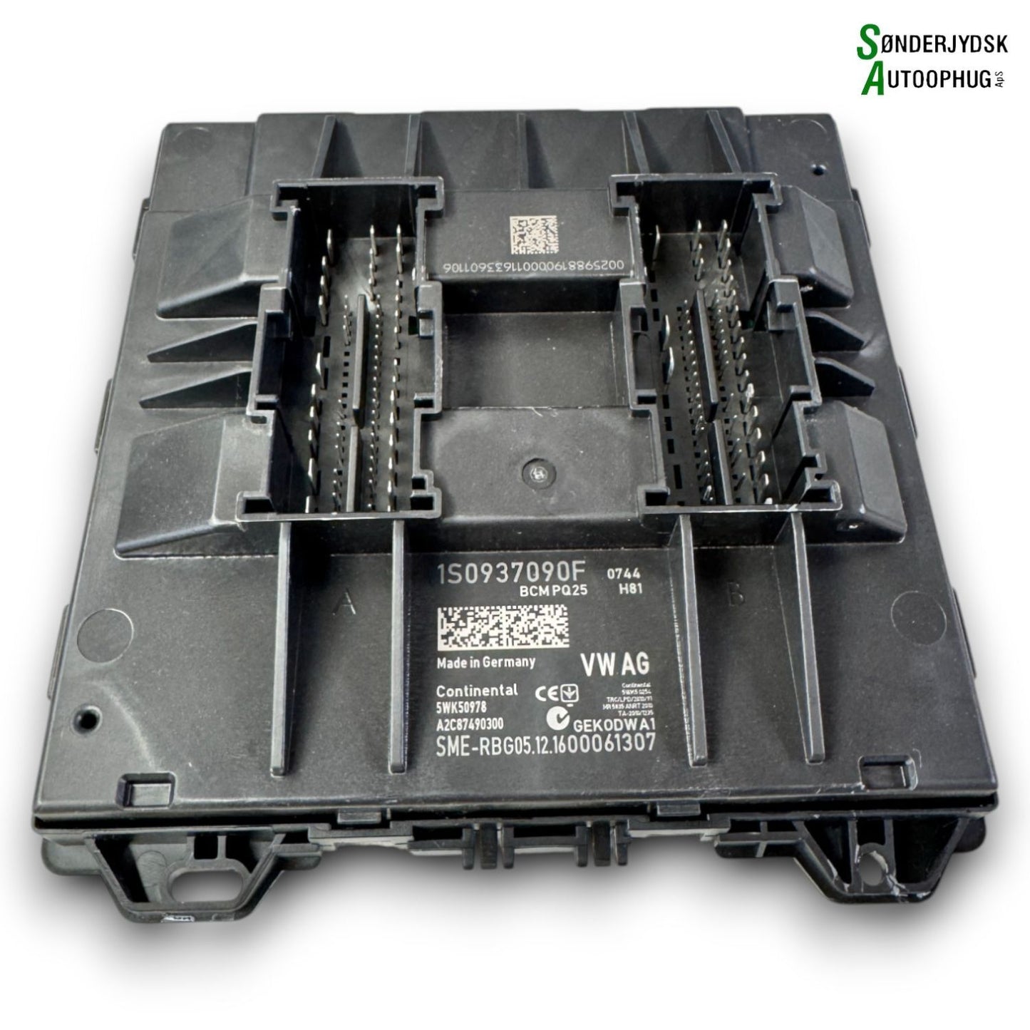 VW UP Bcm / Komfortkomputer Med OEM Nr. 1S0937090FZ16 Fra VW Ophugger