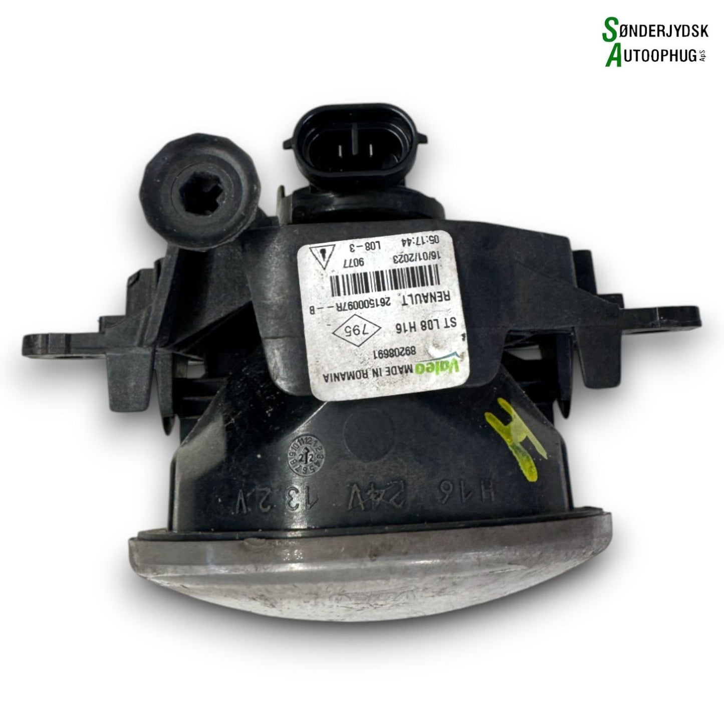 Dacia Sandero Lli Tågelygte For Med OEM Nr. 261500097R Fra Dacia Ophugger