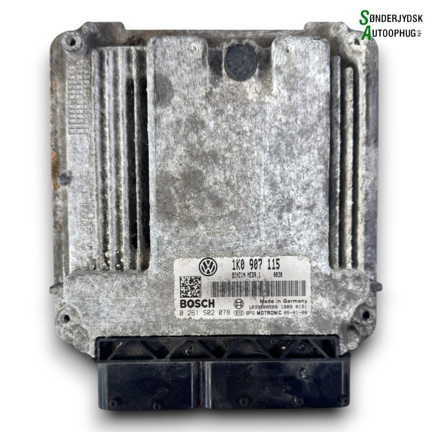 VW Golf 5 1K Motorstyring - Motorstyreboks - Injection Elboks Med OEM Nr. 0261S02078 Fra VW Ophugger