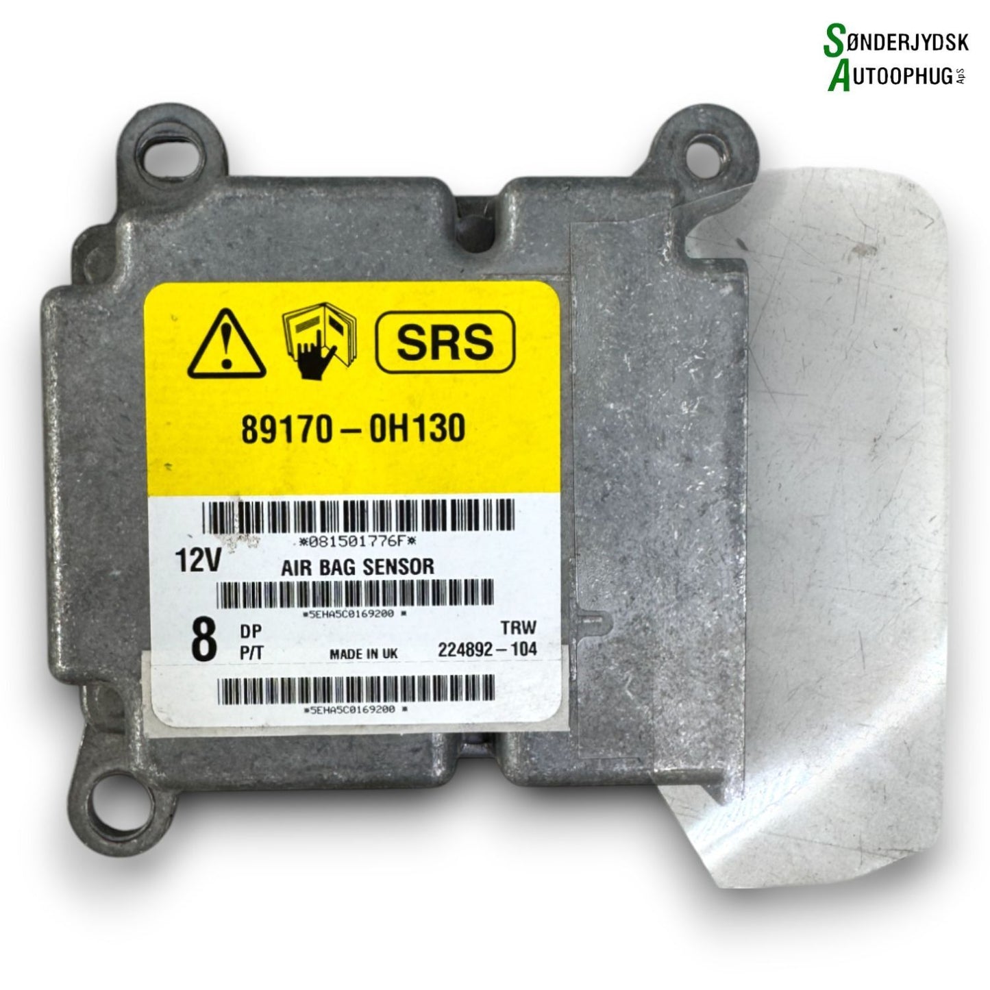 Peugeot 108 Airbag Elboks Med OEM Nr. B000866180	 Fra Peugeot Ophugger