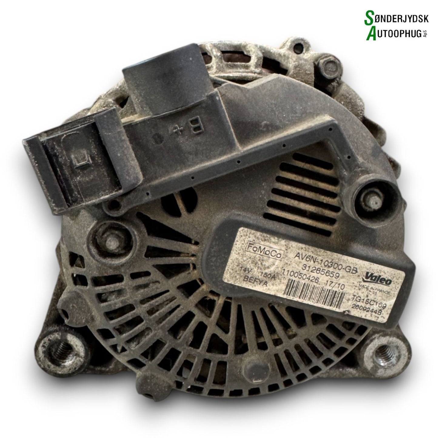 Ford Fiesta 7 Generator Med OEM Nr. AV6N10300GB Fra Ford Ophugger
