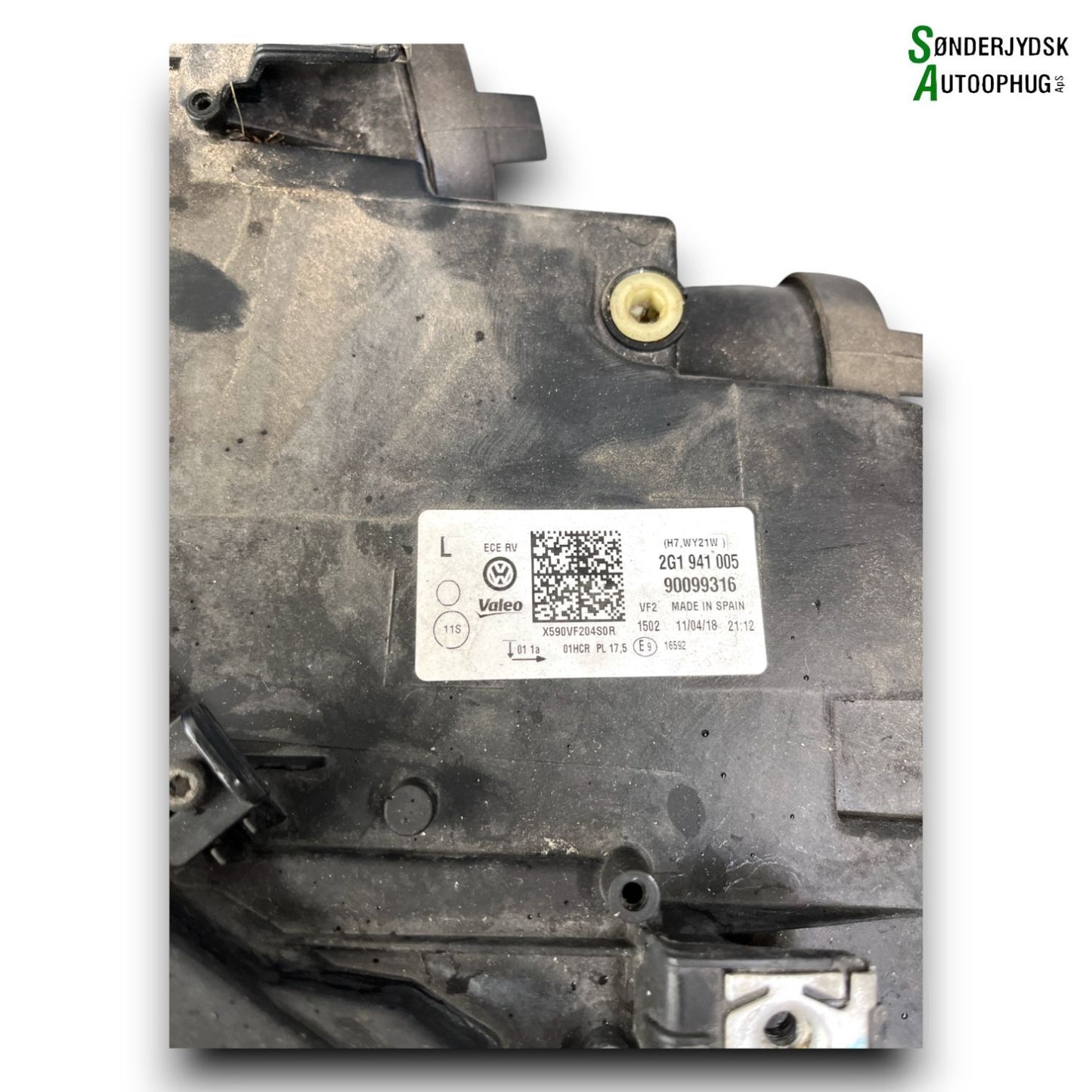 VW Polo AW Forlygte Med OEM Nr. 2G1941005 Fra VW Ophugger