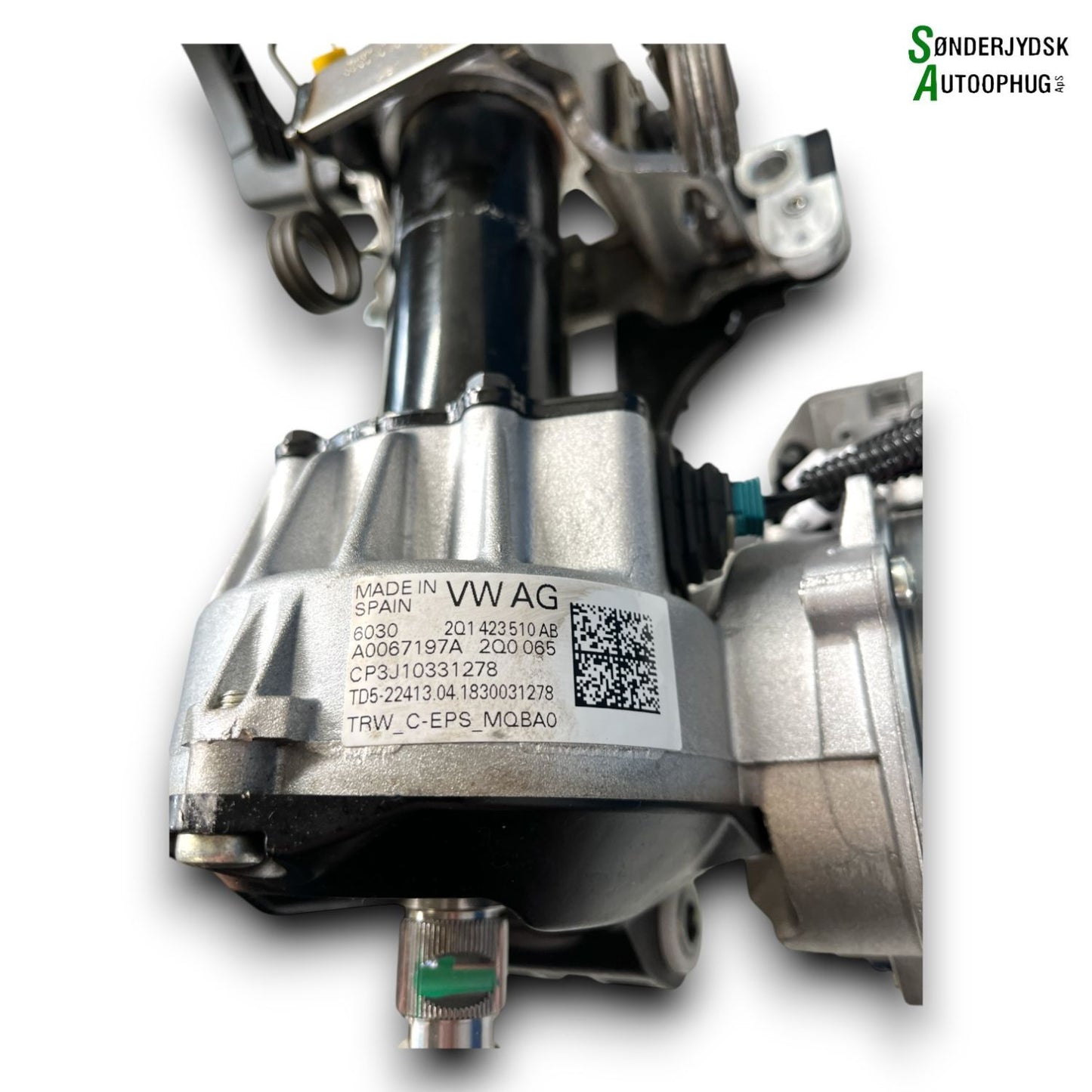 VW Polo AW Ratstamme M/El-Servo Med OEM Nr. 2Q1909144J Fra VW Ophugger