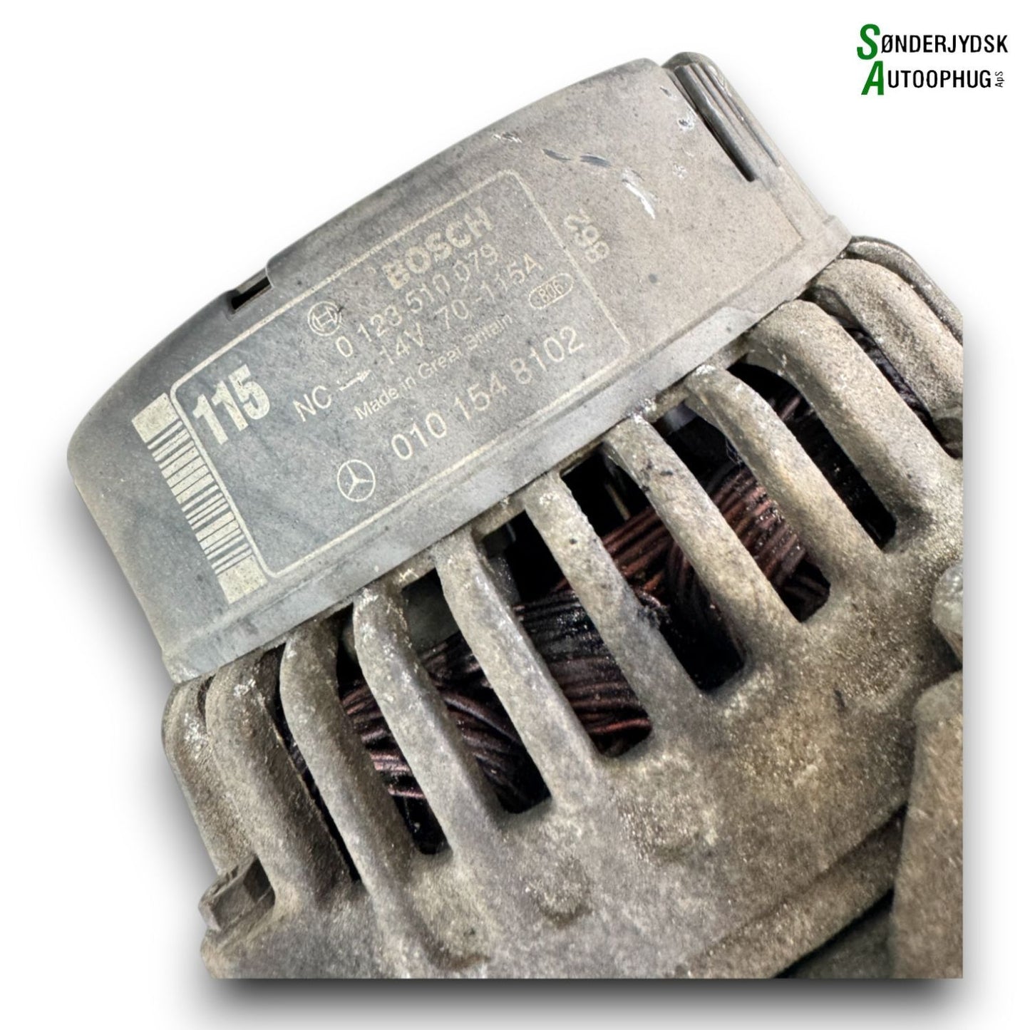 Mercedes ML W163 Generator Med OEM Nr. 123510079 Fra Mercedes Ophugger