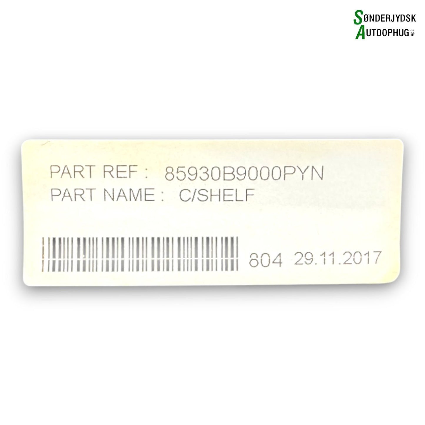 Hyundai I10 Baghylde/Hattehylde Med OEM Nr. 85930B9000PYN Fra Hyundai Autoophug