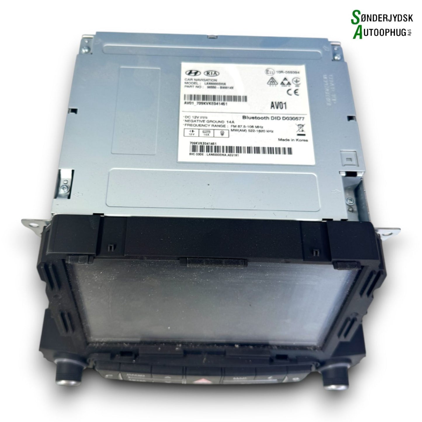 Hyundai I10 Radio, Multi Display Med OEM Nr. 96550B90014X Fra Hyundai Autoophug
