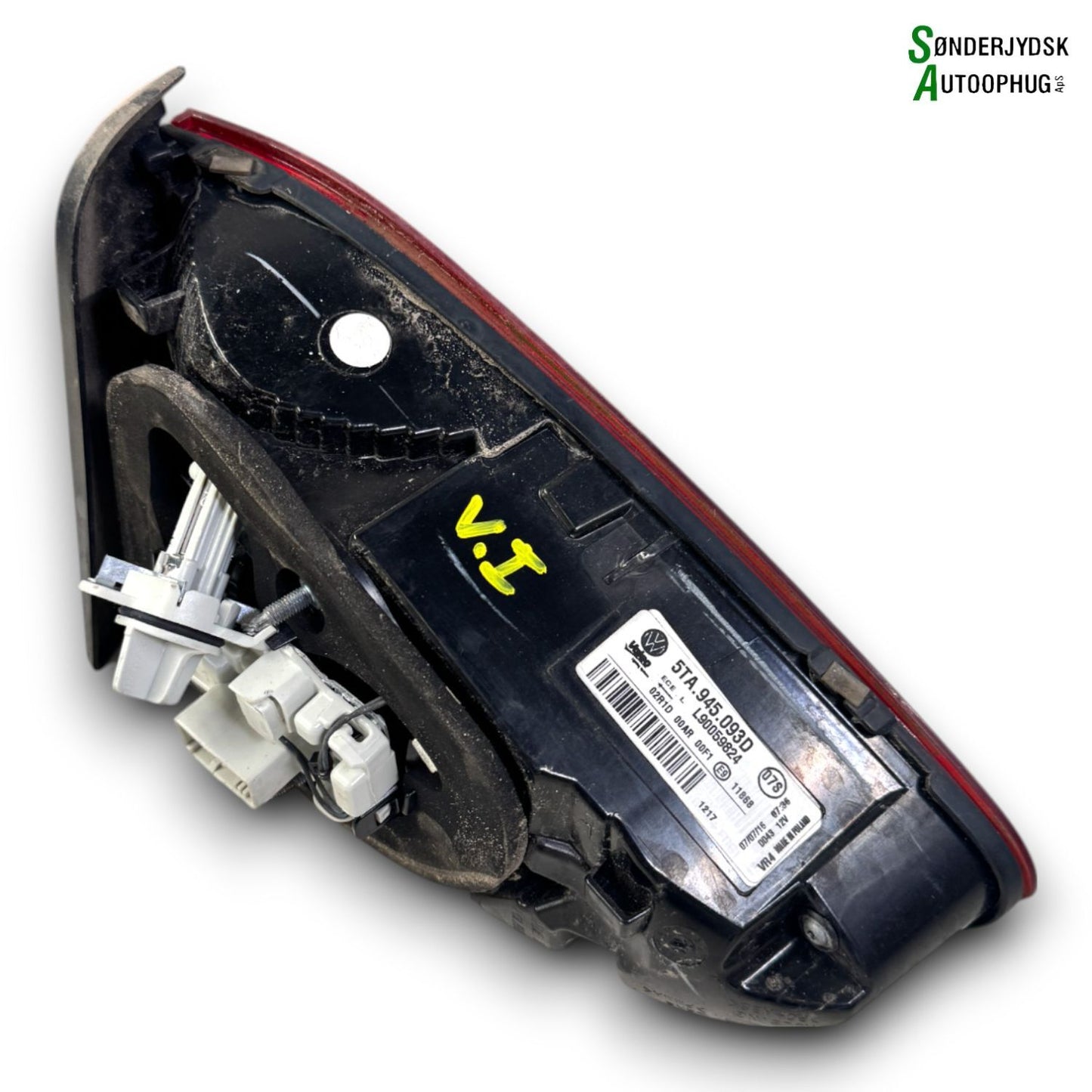 VW Touran 5T Baglygte Med OEM Nr. 5TA945093 Fra VW Autoophug