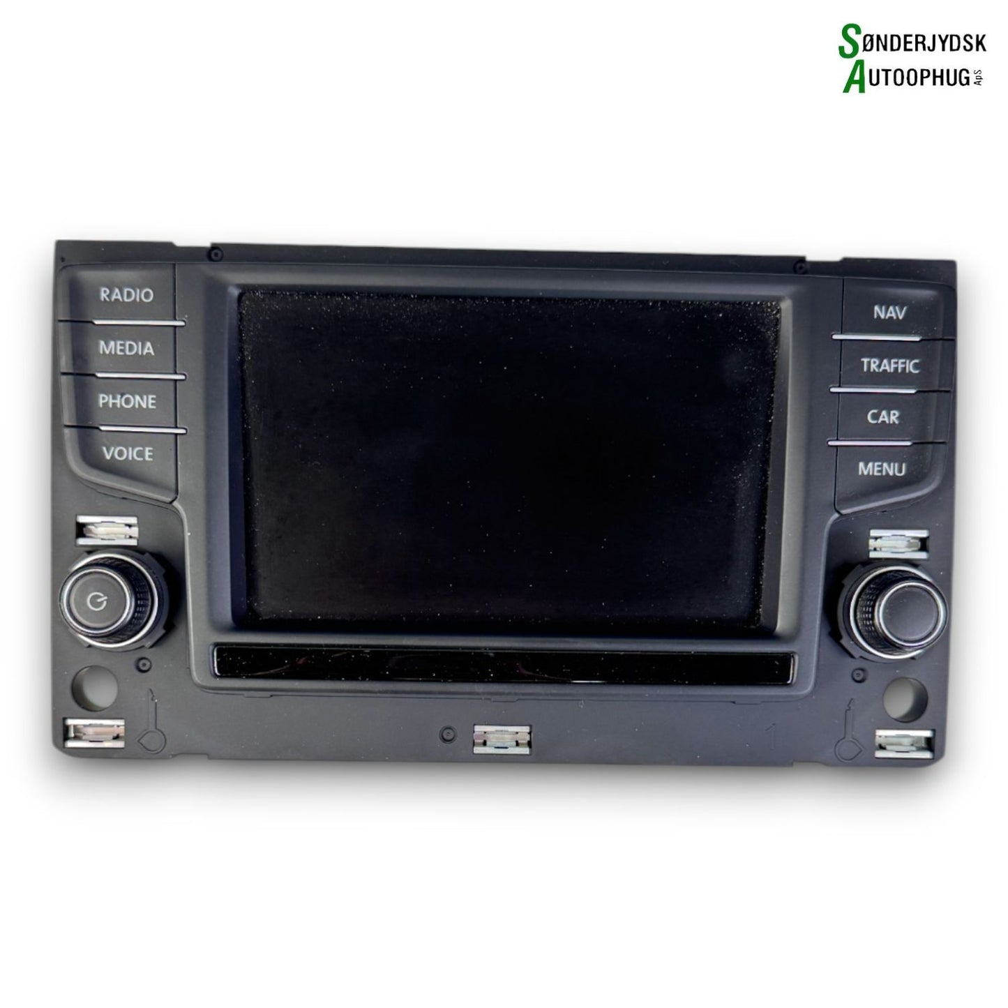 VW Touran 5T Radio, Multi Display Med OEM Nr. 3G0919605D Fra VW Autoophug