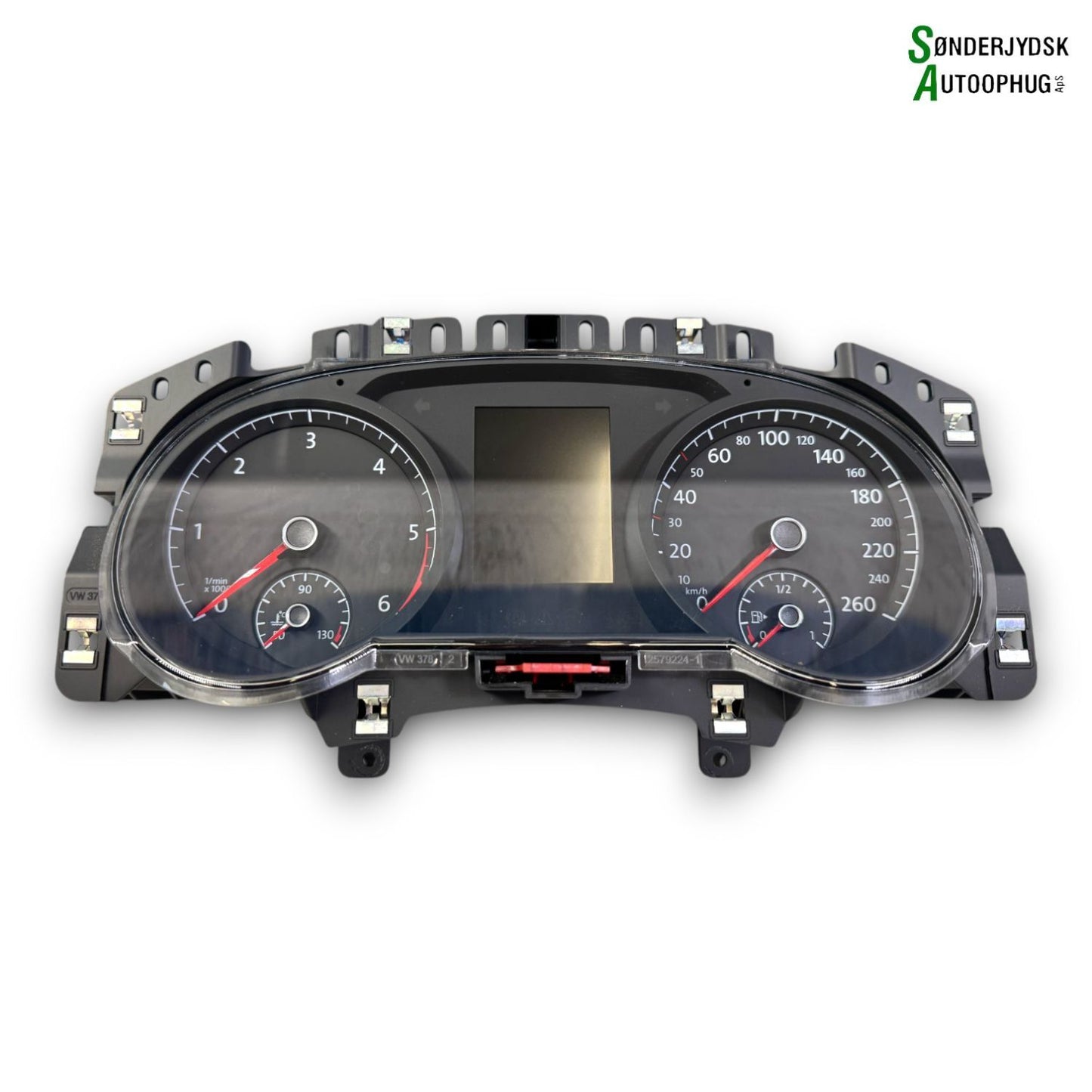 VW Touran 5T Speedometer - Instrument Med OEM Nr. 5TA260302 Fra VW Autoophug