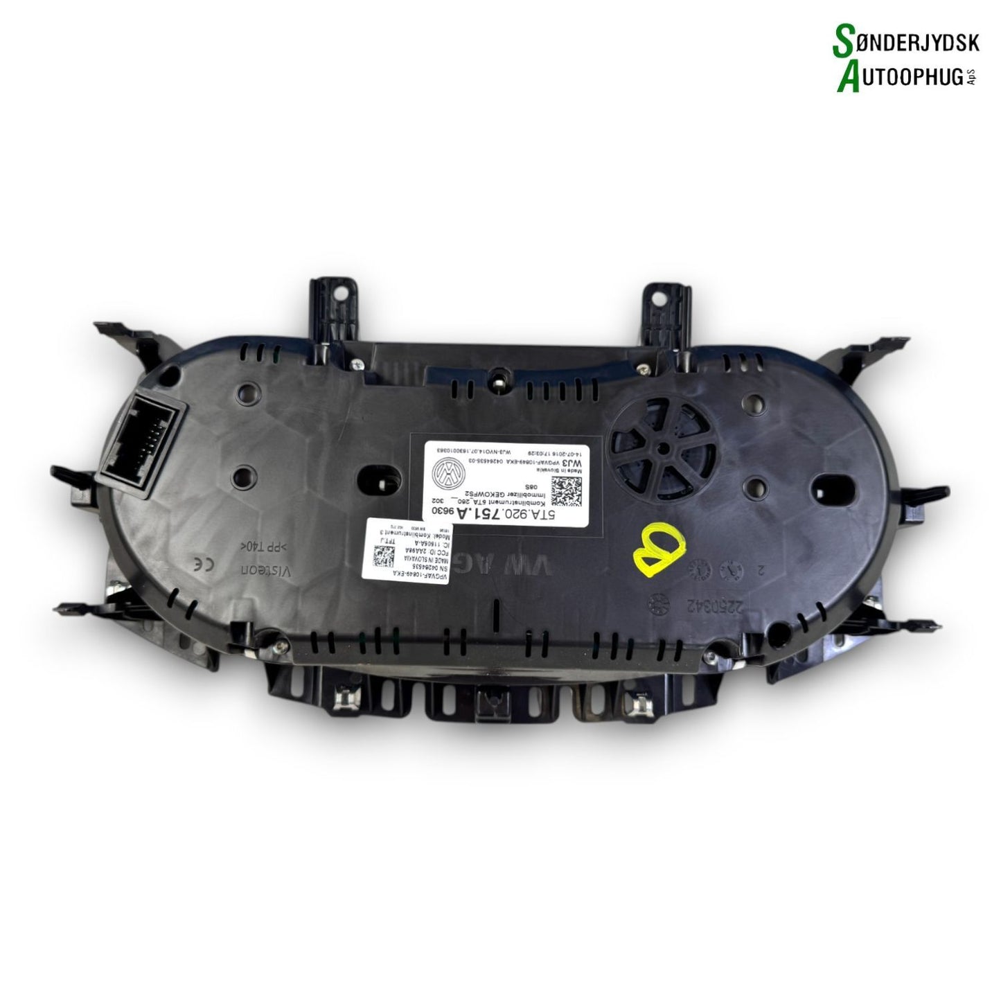 VW Touran 5T Speedometer - Instrument Med OEM Nr. 5TA920751A Fra VW Ophugger