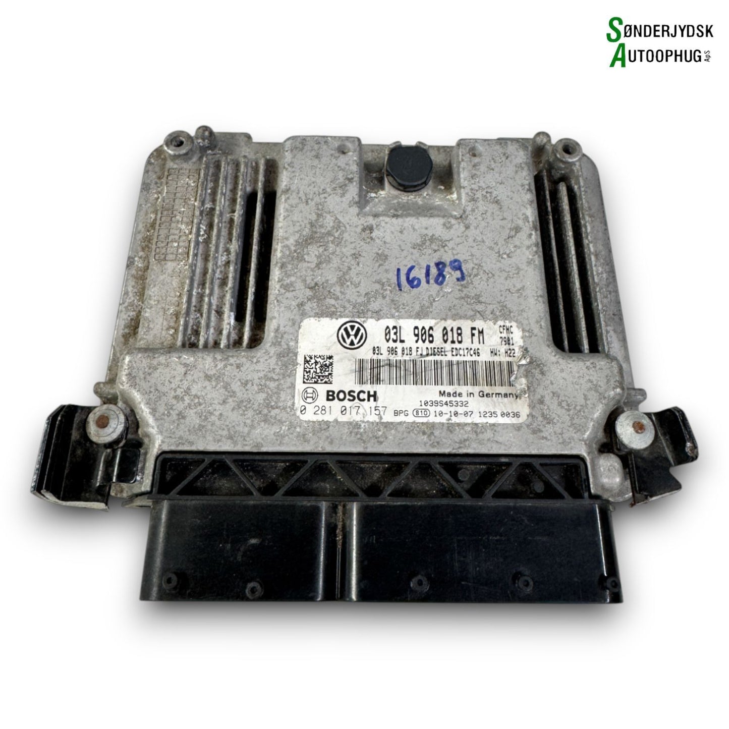 Seat Altea Motorstyring - Motorstyreboks - Injection Elboks Med OEM Nr. 281017157 Fra Seat Ophugger