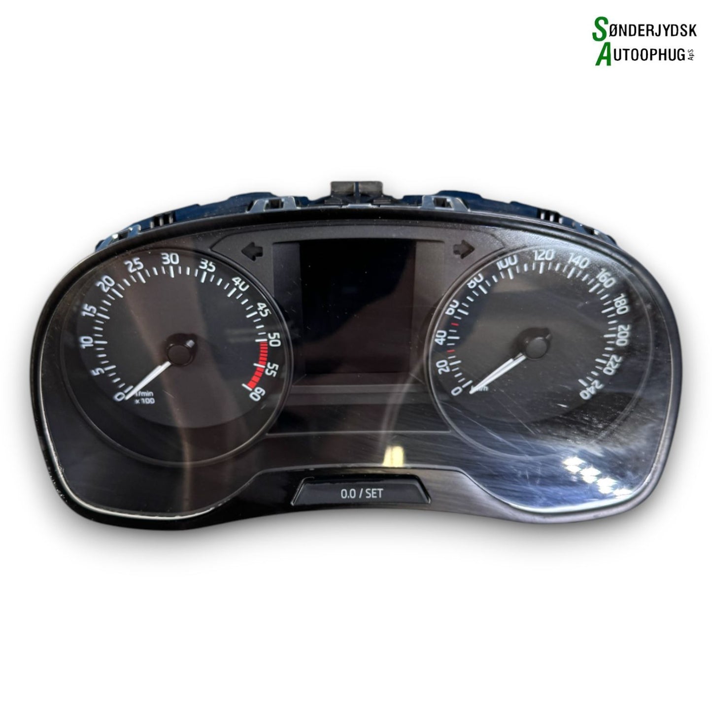 Skoda Fabia Speedometer - Instrument Med OEM Nr. 6V0920701B Fra Skoda Ophugger