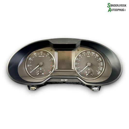 Skoda Octavia Speedometer - Instrument Med OEM Nr. 5E0920750B Fra Skoda Ophugger