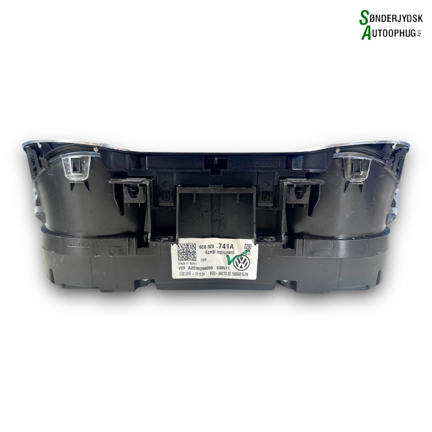 VW Polo 6C Speedometer - Instrument Med OEM Nr. 6C0920741A Fra VW Ophugger