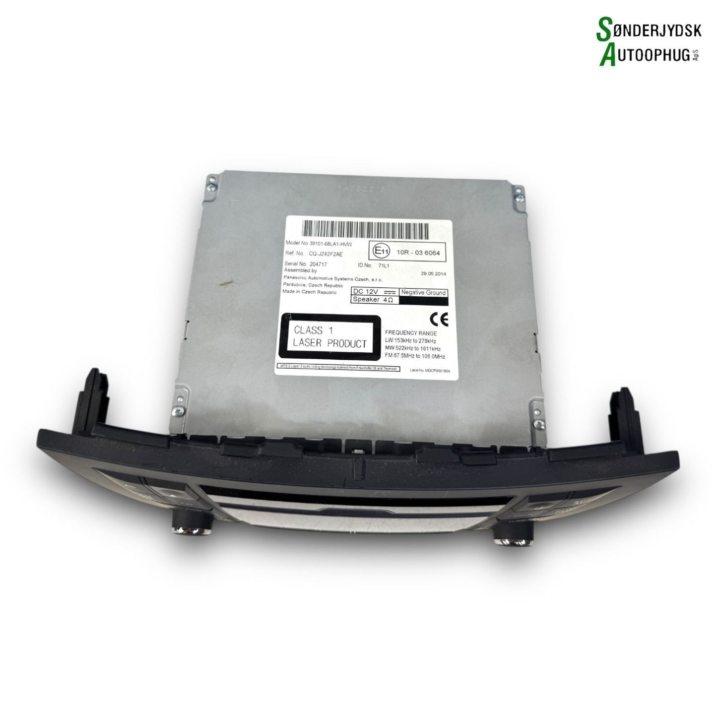 Suzuki Swift Radio M/Cd Med OEM Nr. 3910168LA1 Fra Suzuki Ophugger