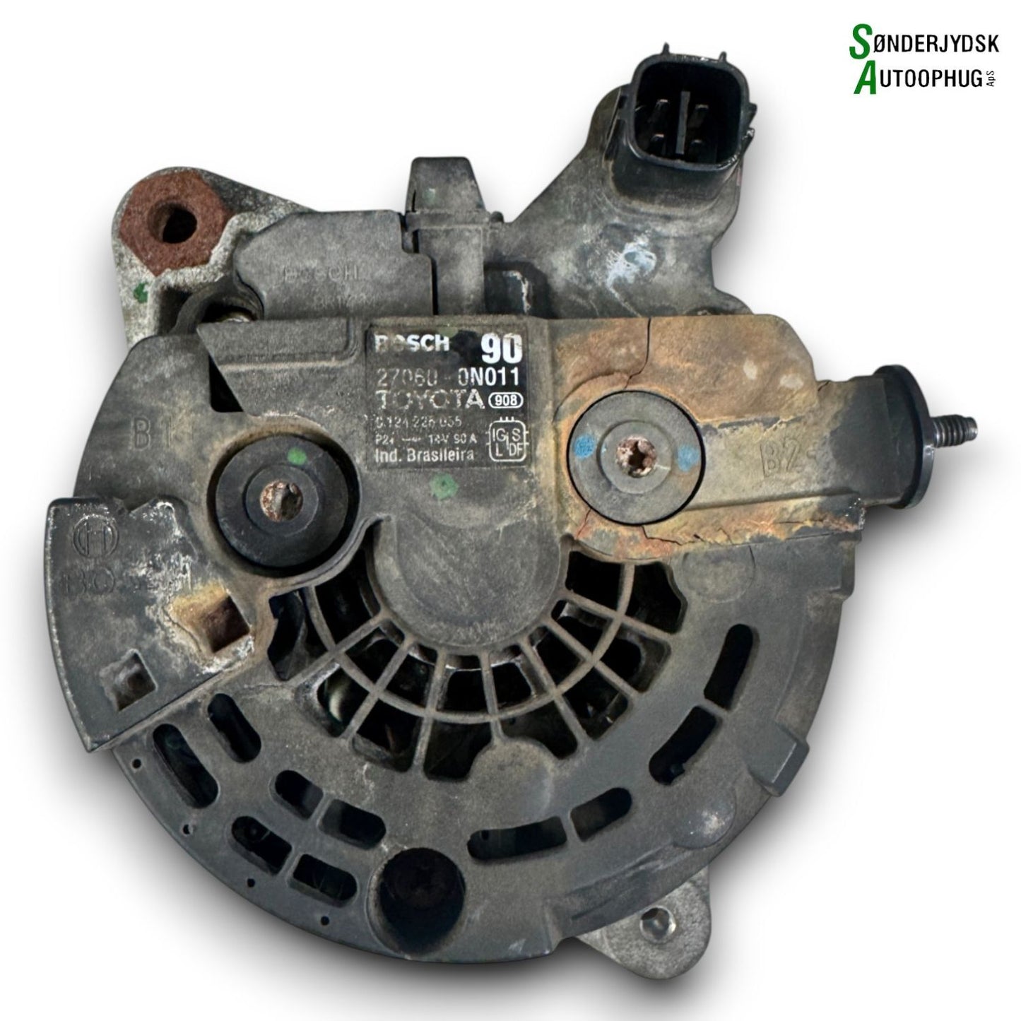 Toyota Yaris Generator Med OEM Nr. 270600N011 Fra Toyota Ophugger