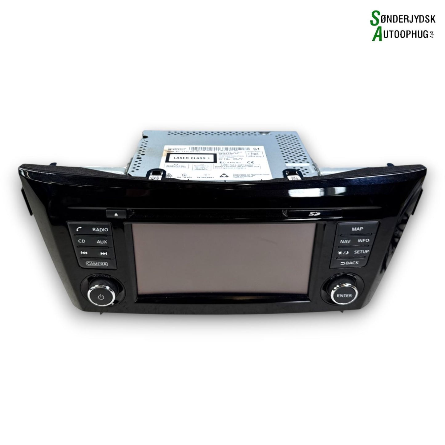 Nissan Qashqai Radio, Multi Display Med OEM Nr. 25915HV01A Fra Nissan Ophugger