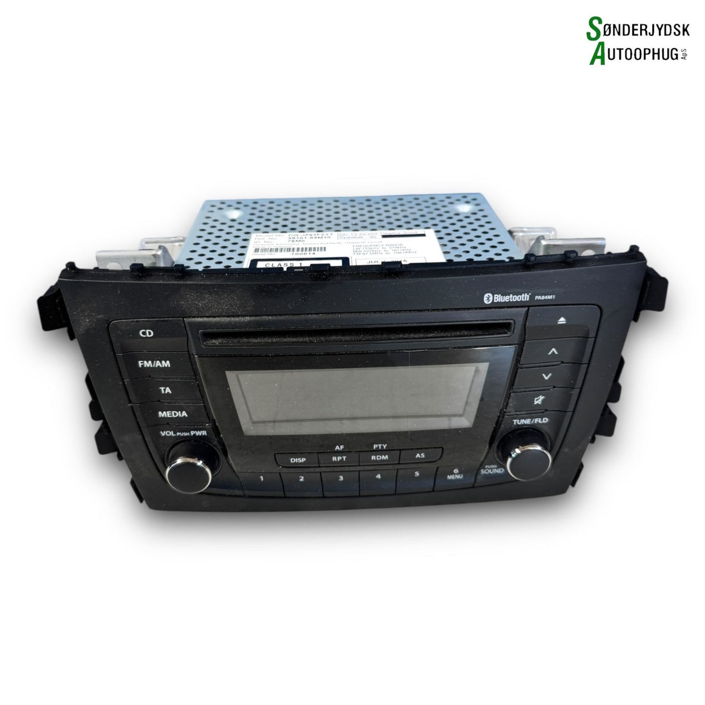 Suzuki Celerio Radio, Multi Display Med OEM Nr. 3910184M10BKZ Fra Suzuki Ophugger