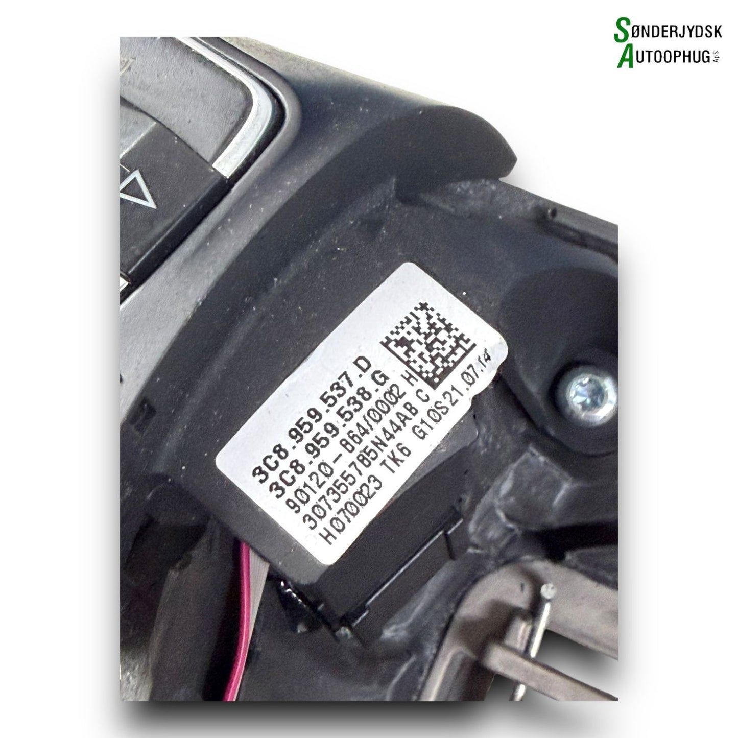 VW Passat 3C Rat Med OEM Nr. 3C8959537D Fra VW Ophugger