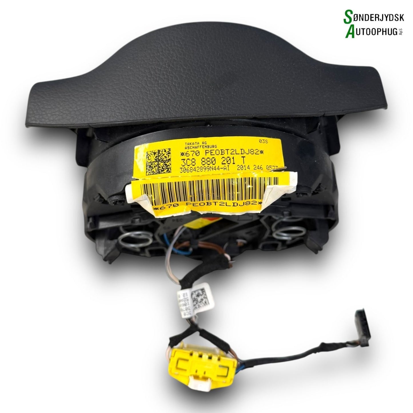 VW Passat 3C Airbag Med OEM Nr. 3C8880201AH81U Fra VW Ophugger