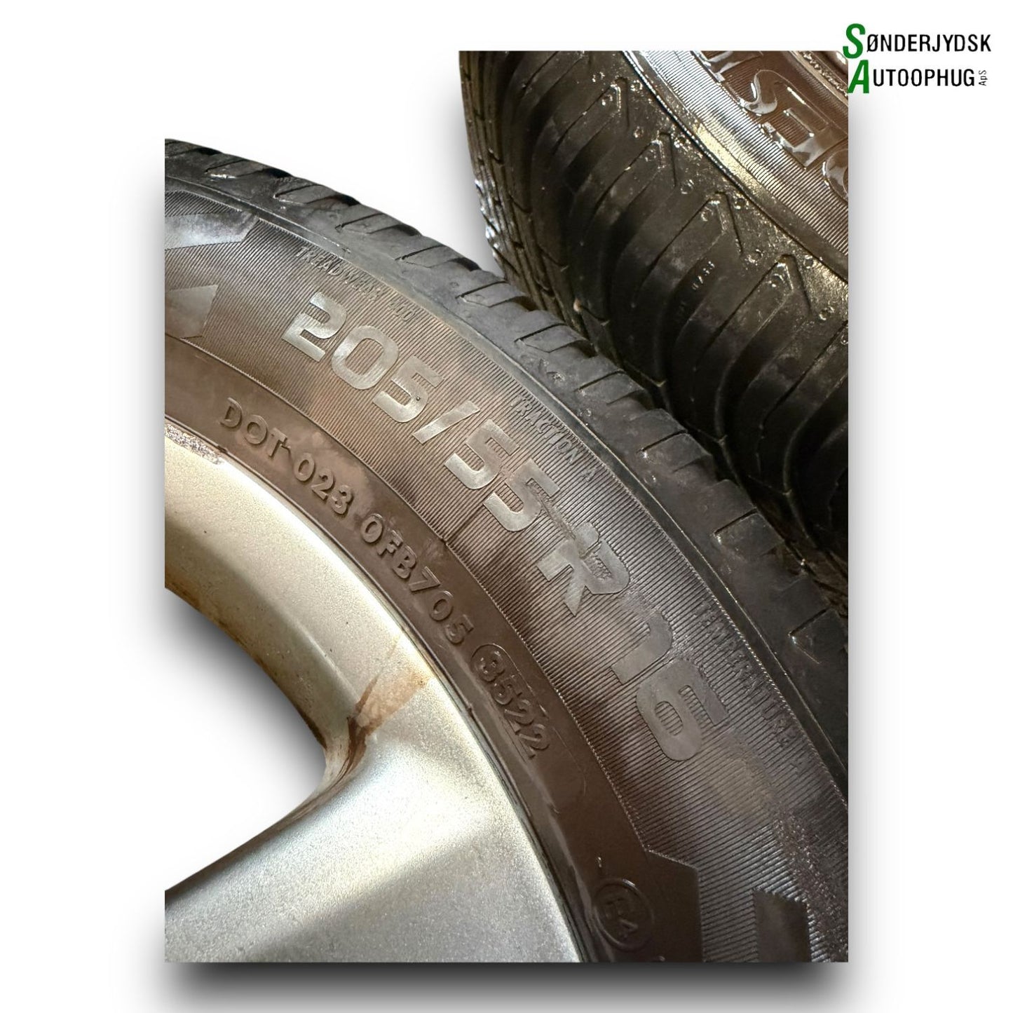 Peugeot 307 Fælge M/Vinter Dæk Med OEM Nr. Ophugger Fra Peugeot Ophugger