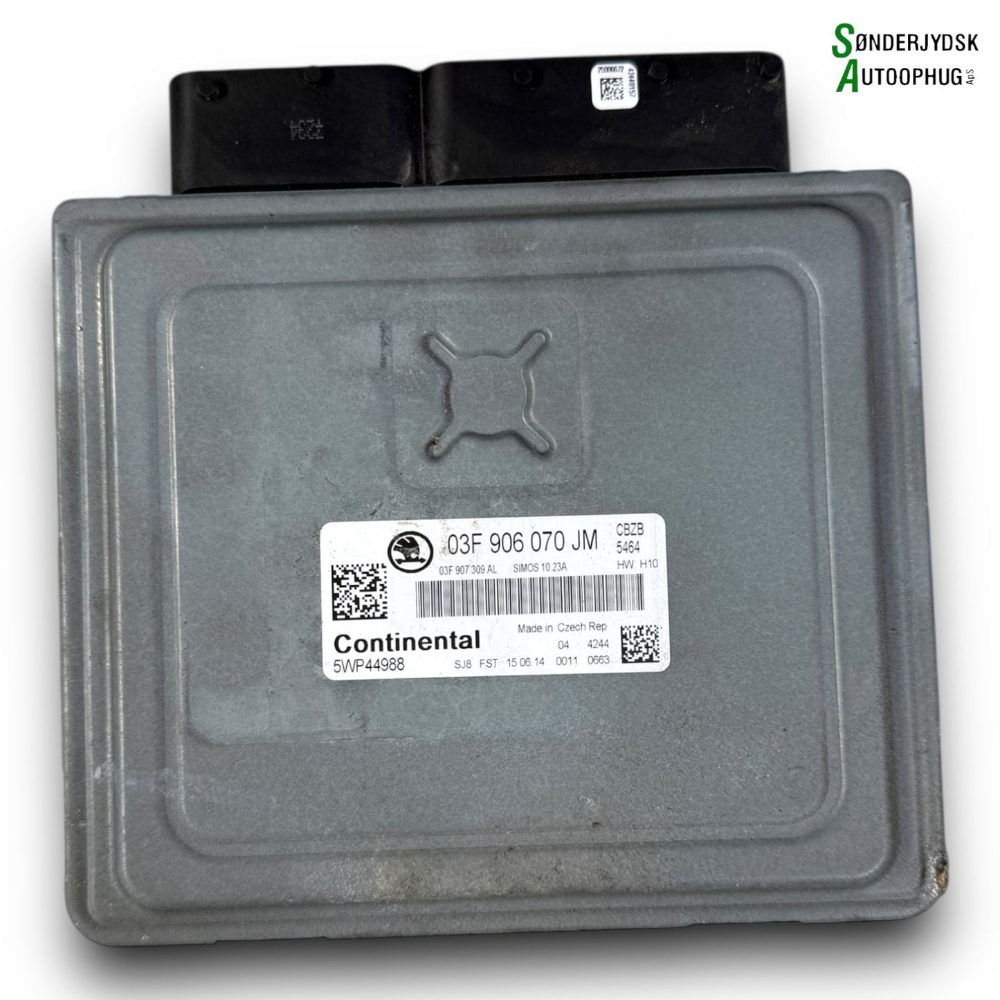 Skoda Rapid Motorstyring - Motorstyreboks - Injection Elboks Med OEM Nr. 03F906070JM Fra Skoda Ophugger