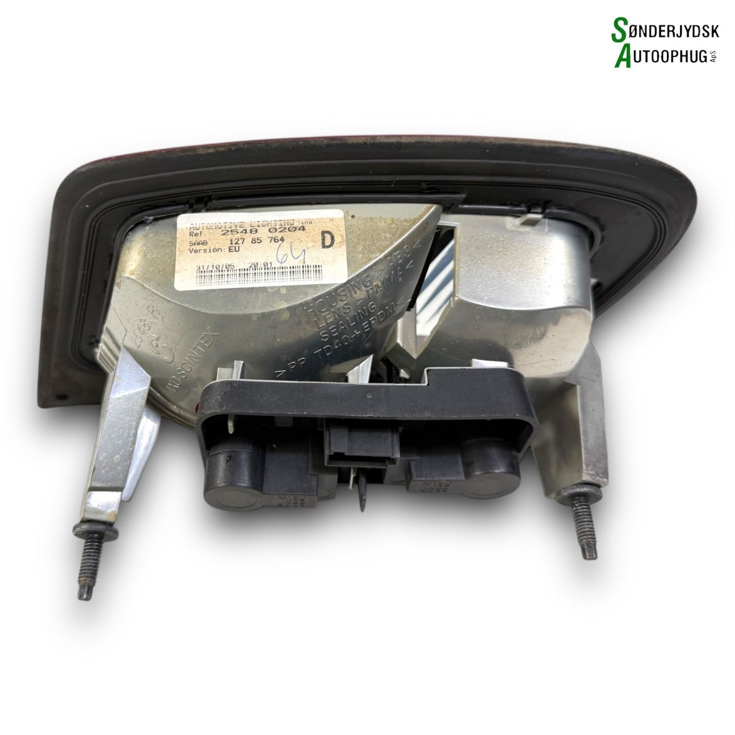 Saab 9-3 Baglygte Med OEM Nr. 12785764 Fra Saab Ophugger