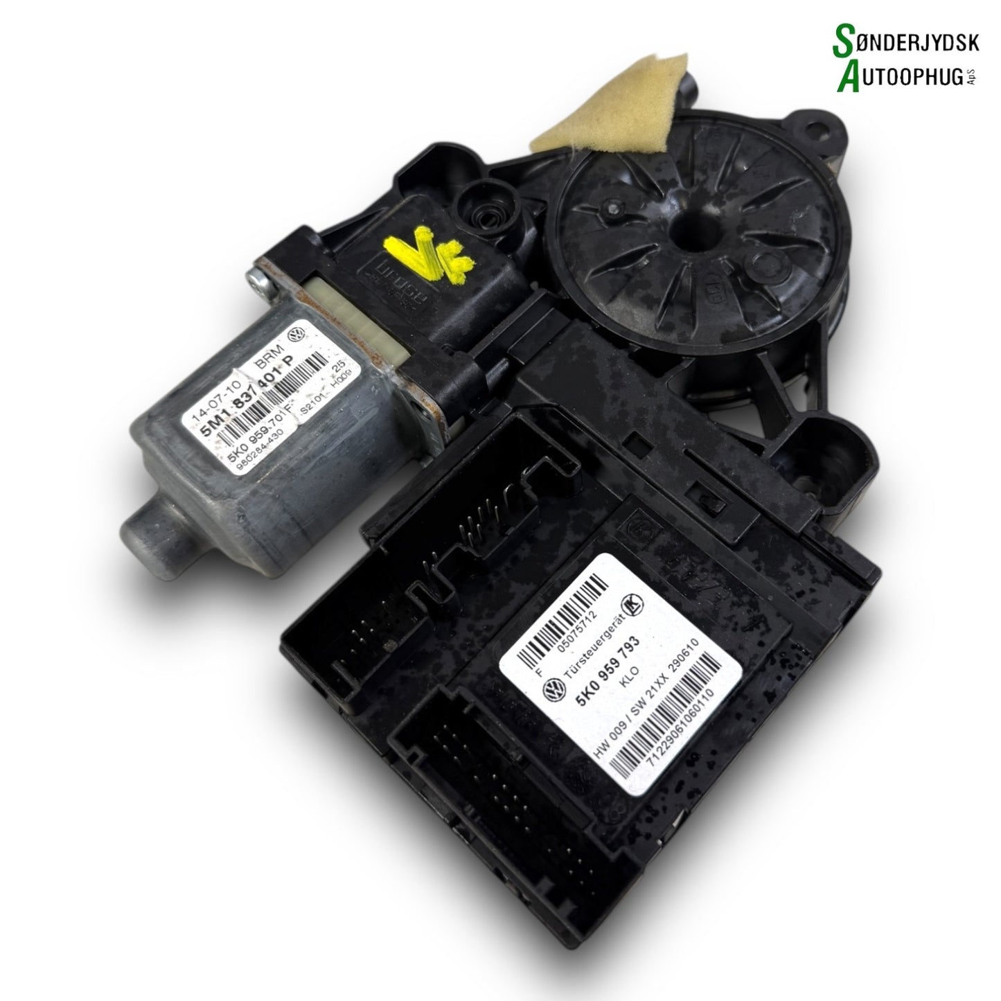 VW Golf 6 1K Rudemotor - Rudehejs Med OEM Nr. 5K0959701F Fra VW Ophugger