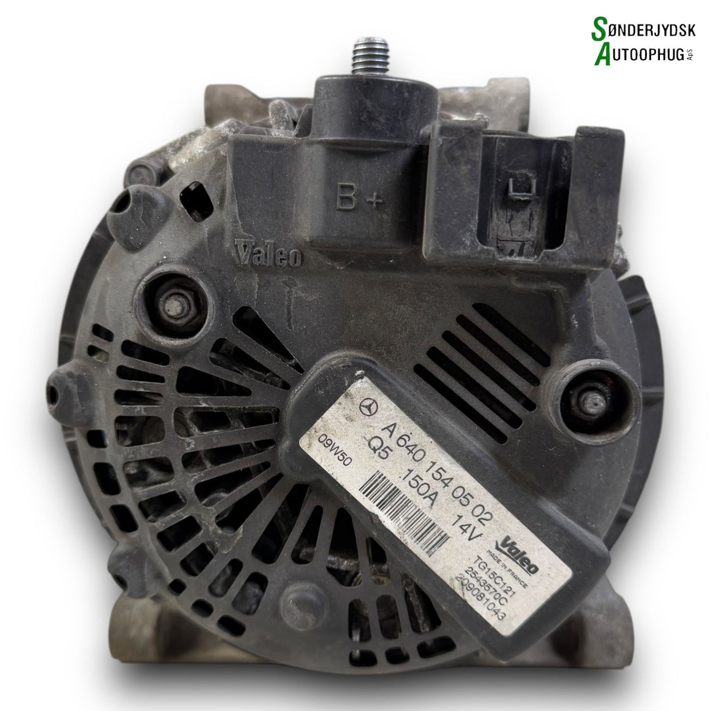 Mercedes A W169 Generator Med OEM Nr. 6401540302 Fra Mercedes Ophugger