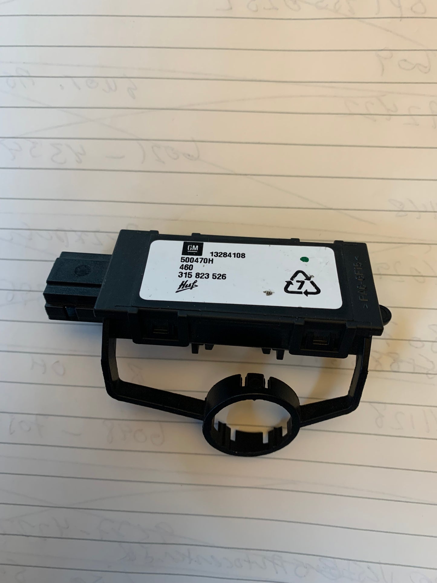 Opel Meriva B Airbag Føler Med OEM Nr. 13284108 Fra Opel Ophugger