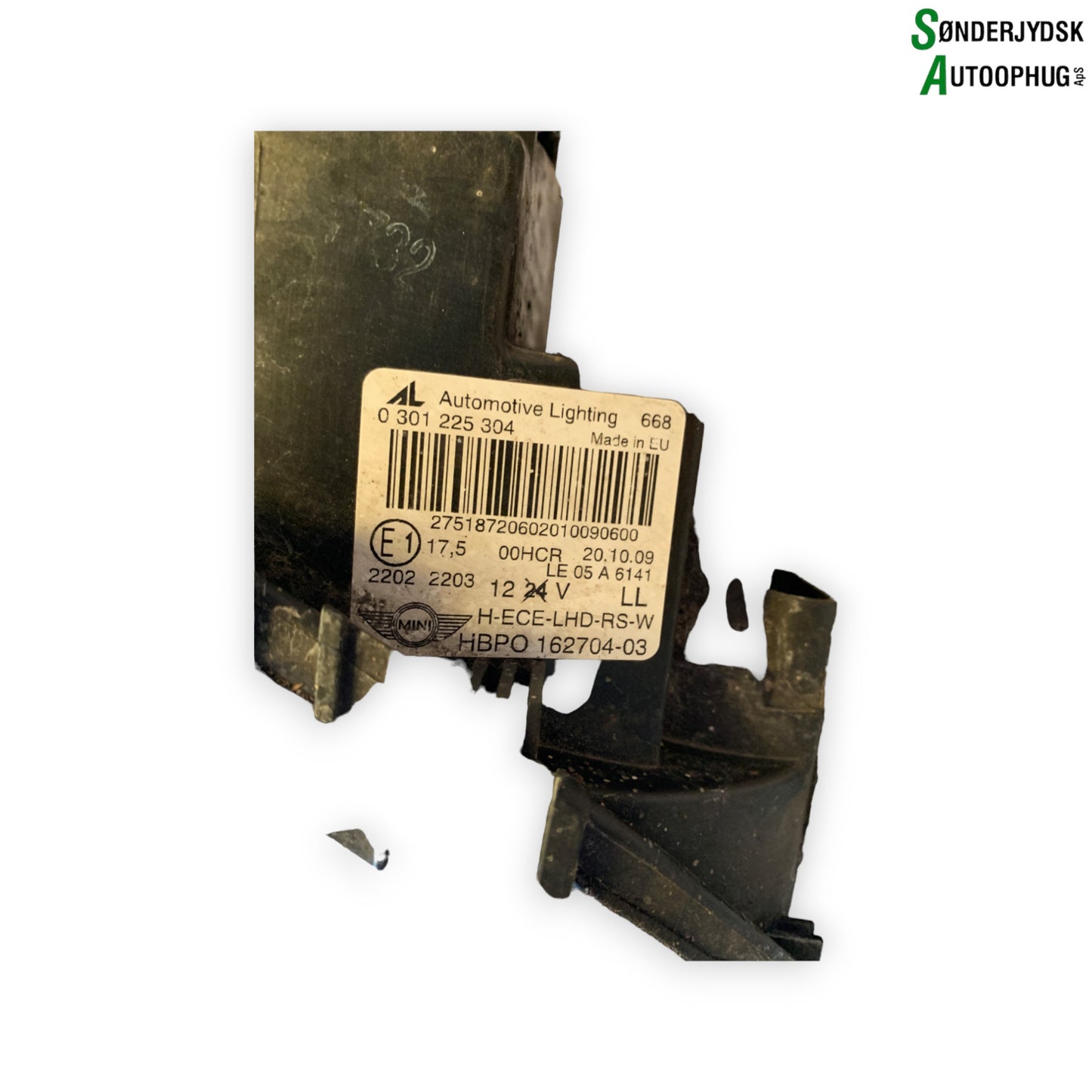 Mini Mkii Forlygte Med OEM Nr. 63122751872 Fra Mini Ophugger