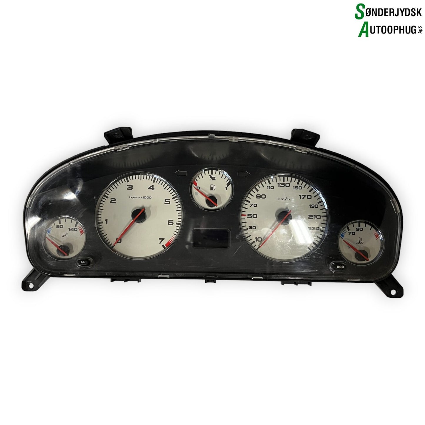 Peugeot 406 Speedometer - Instrument Med OEM Nr. 9650666080 Fra Peugeot Ophugger