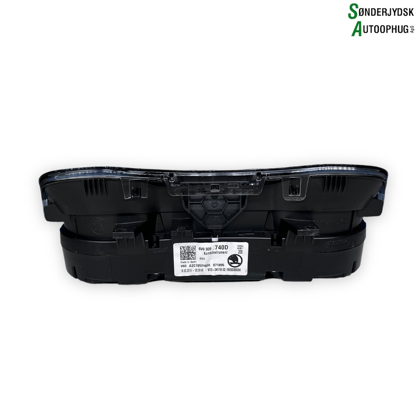 Skoda Fabia Speedometer - Instrument Med OEM Nr. 6V0920740D Fra Skoda Ophugger