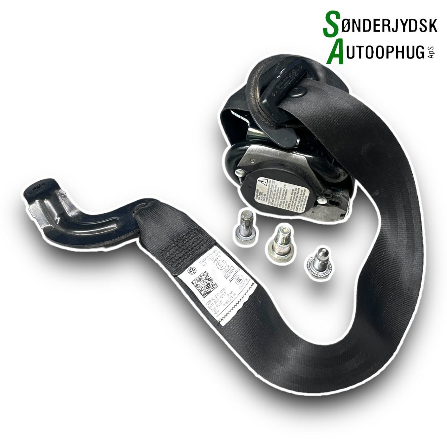 VW Golf 6 1K Sikkerhedsseler For Med OEM Nr. 5M1857705F Fra VW Ophugger