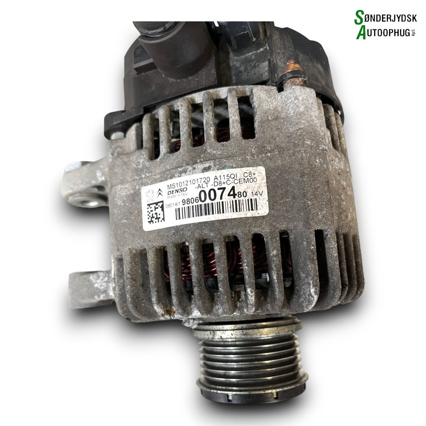 Peugeot 208 Generator Med OEM Nr. 9806007480 Fra Peugeot Ophugger