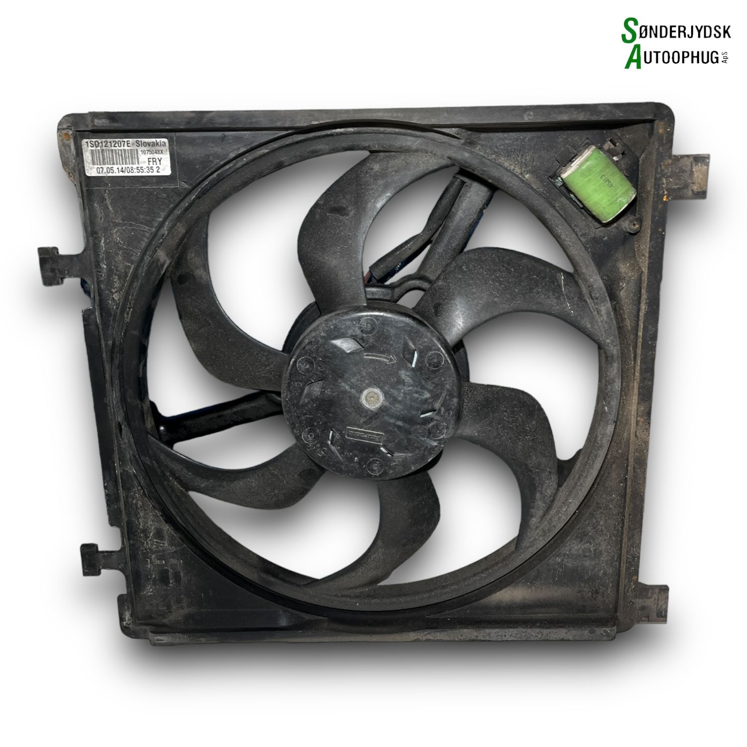 Skoda Citigo Kølerblæser El Med OEM Nr. 1S0121207J Fra Skoda Ophugger