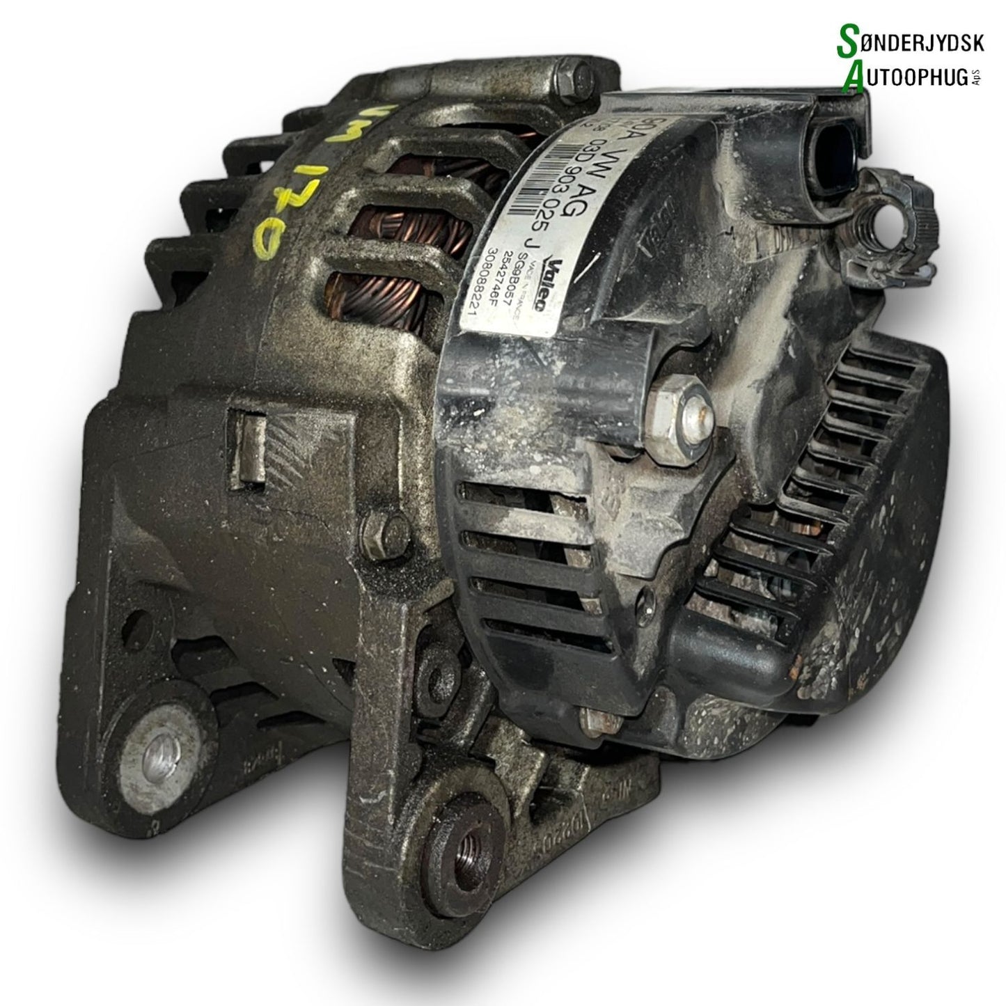 Skoda Fabia Generator Med OEM Nr. 03D903025J Fra Skoda Ophugger