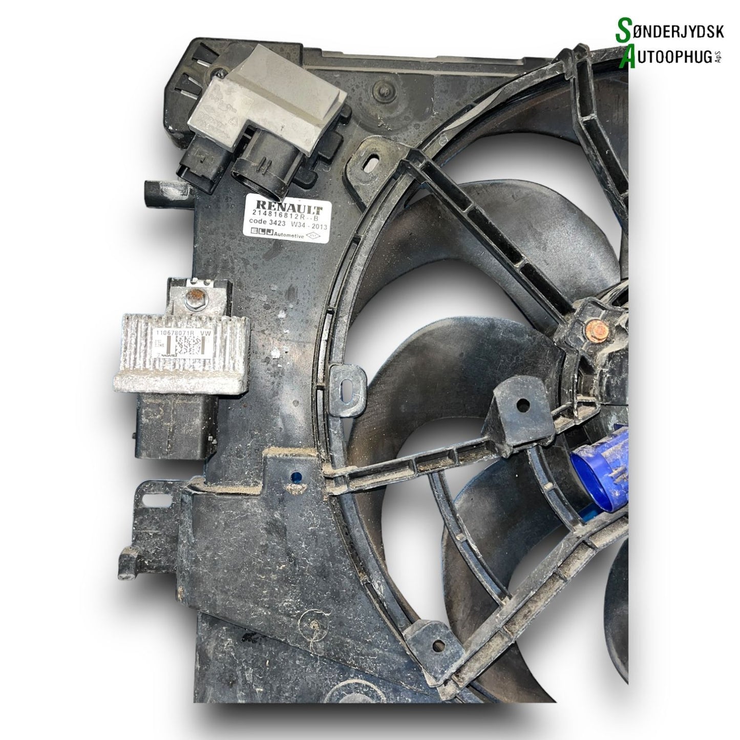 Renault Clio 4 Kølerblæser El Med OEM Nr. 214753416R Fra Renault Ophugger