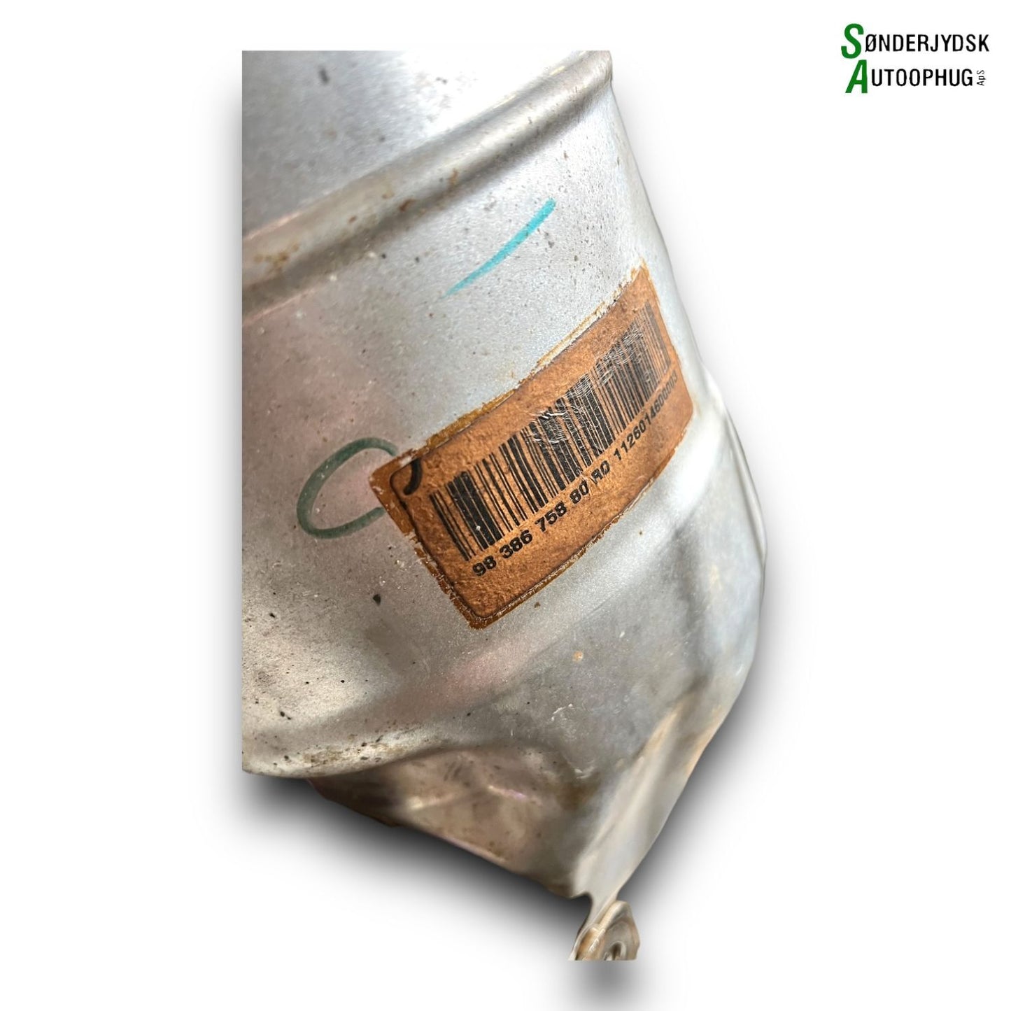 Peugeot 208 Katalysator Med OEM Nr. 9838675880 Fra Peugeot Ophugger