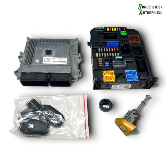 Peugeot 208 Låsesæt  Med OEM Nr. 9809759880A Fra Peugeot Ophugger