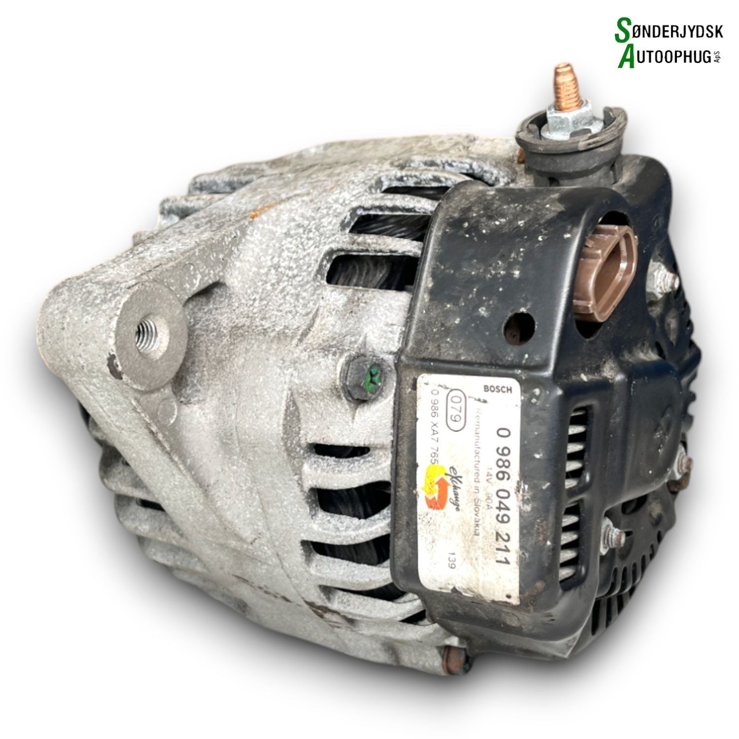 Toyota Yaris Generator Med OEM Nr. 0986049211 Fra Toyota Ophugger