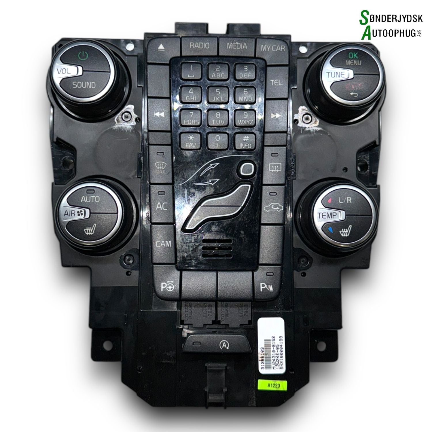 Volvo V40 Varmeregulering Med OEM Nr. 31288103 Fra Volvo Ophugger