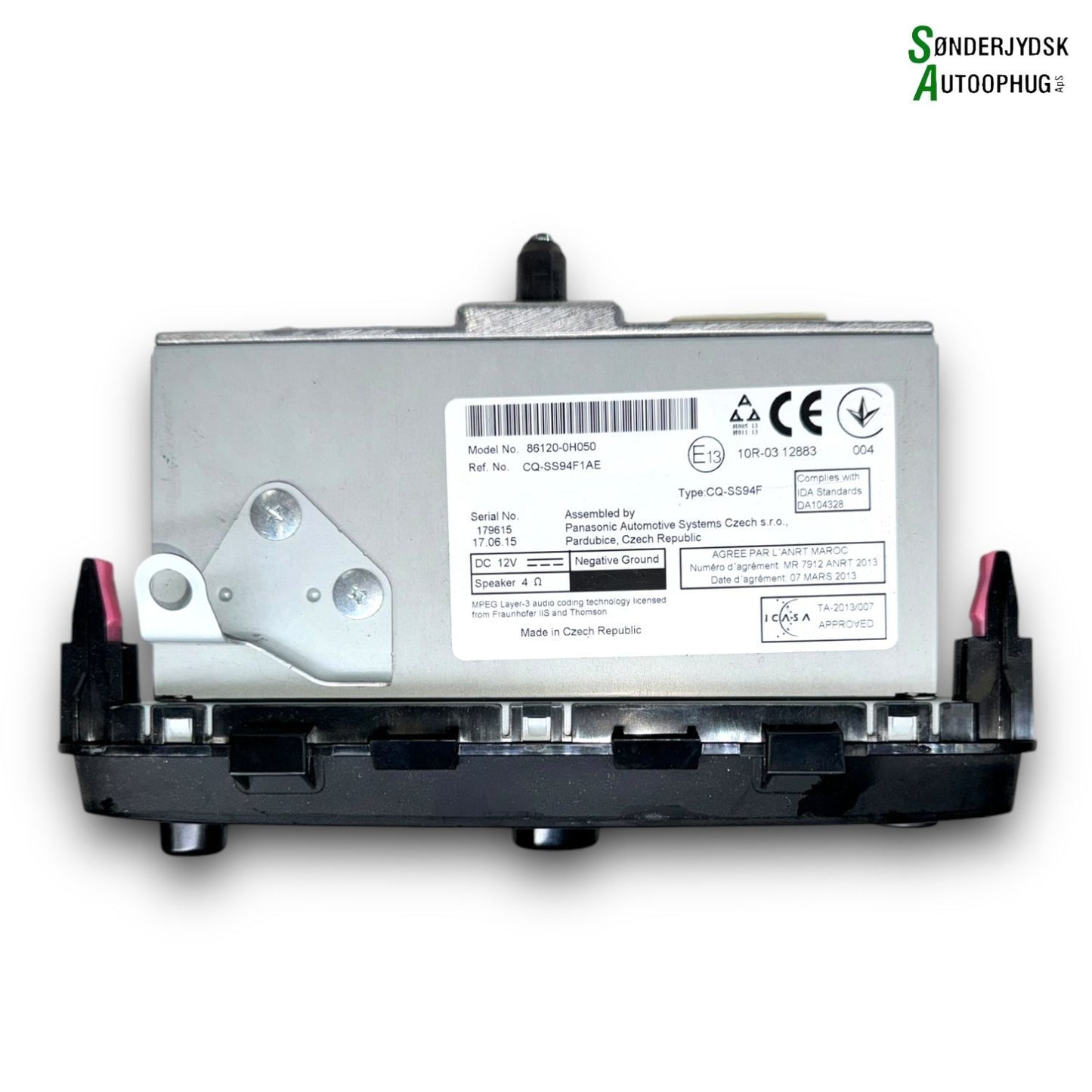 Peugeot 108 Radio Med OEM Nr. 861200H050 Fra Peugeot Ophugger